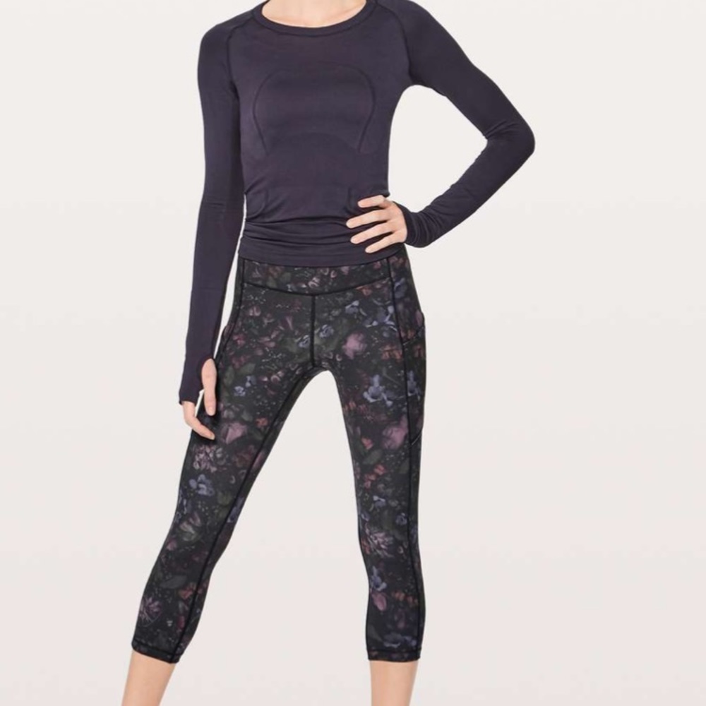 🍄 Lululemon Speed Up Crop Floral Print - Picture 4 of 14